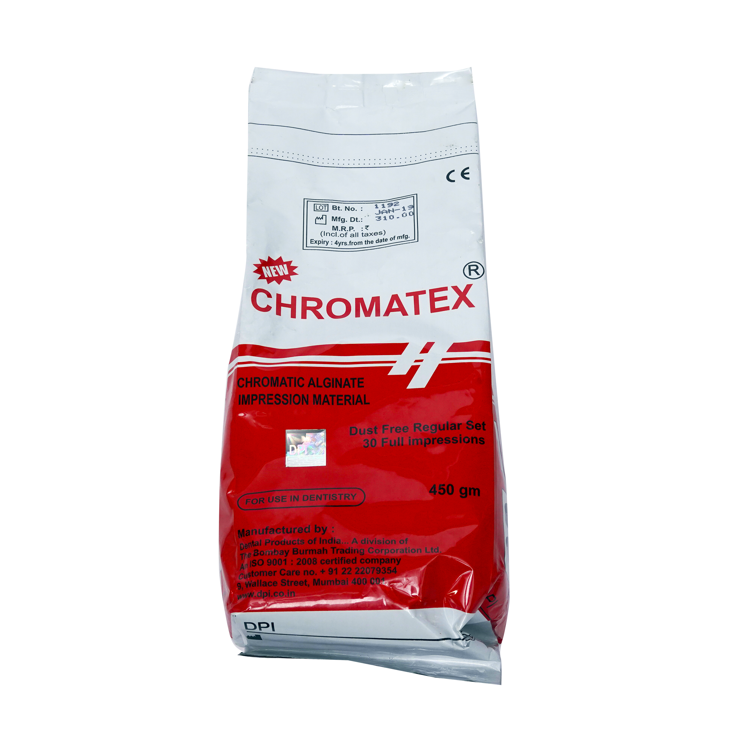 Chromatex Alginate Impression Material